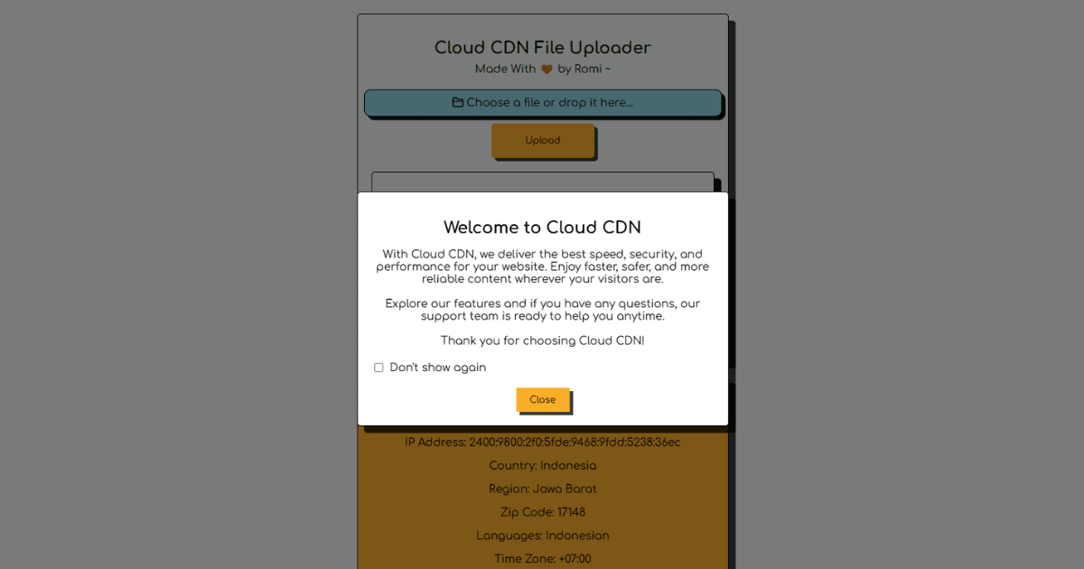 CDN Uploader File